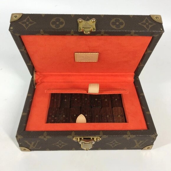 LOUIS VUITTON Monogram Coffret Domino Set Domino interior Decor - Picture 8 of 16